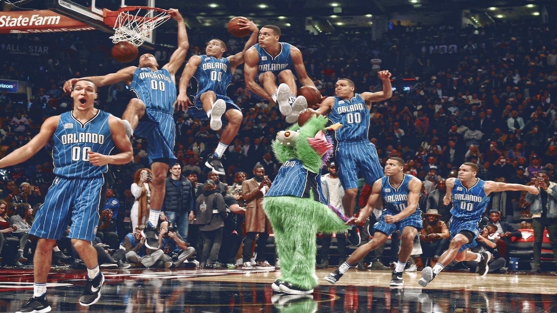 字母哥面对包夹仍高效得分，字母哥报应